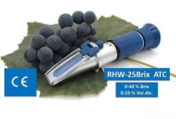RHW-25BATC refraktometer Brix a potenciálny alkohol